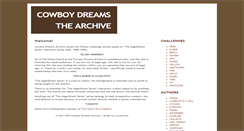 Desktop Screenshot of cowboydreams.blackraptor.net