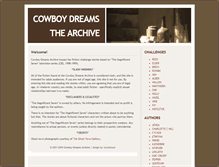 Tablet Screenshot of cowboydreams.blackraptor.net